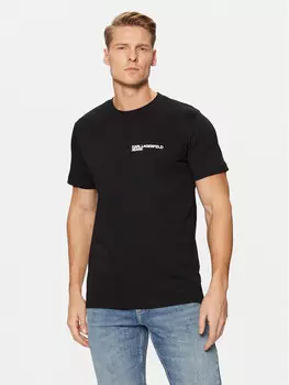 Футболка узкого кроя Karl Lagerfeld Jeans, черный