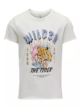 Футболка узкого кроя Kids Only, белый