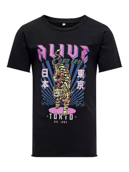 Футболка узкого кроя Kids Only, черный