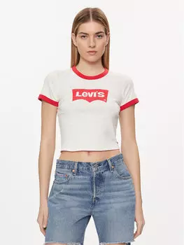 Футболка узкого кроя Levi's, белый