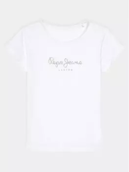 Футболка узкого кроя Pepe Jeans, белый