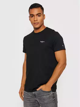 Футболка узкого кроя Pepe Jeans, черный