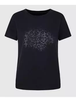 Футболка узкого кроя Pepe Jeans, черный