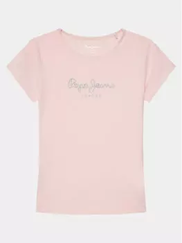 Футболка узкого кроя Pepe Jeans, розовый