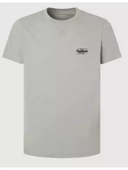 Футболка узкого кроя Pepe Jeans, зеленый