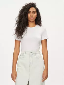 Футболка узкого кроя Pieces, белый