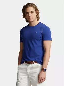 Футболка узкого кроя по индивидуальному заказу Polo Ralph Lauren, синий