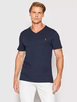 Футболка узкого кроя по индивидуальному заказу Polo Ralph Lauren, синий