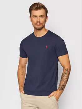 Футболка узкого кроя по индивидуальному заказу Polo Ralph Lauren, синий