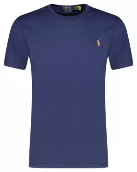 Футболка узкого кроя по индивидуальному заказу Polo Ralph Lauren, синий