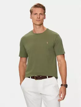 Футболка узкого кроя по индивидуальному заказу Polo Ralph Lauren, зеленый