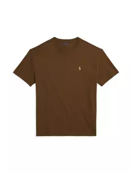 Футболка узкого кроя по индивидуальному заказу Polo Ralph Lauren, коричневый