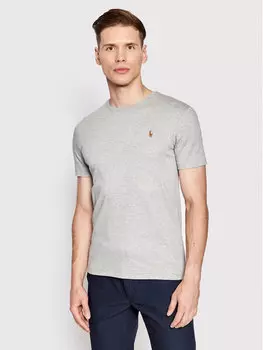 Футболка узкого кроя Polo Ralph Lauren, серый