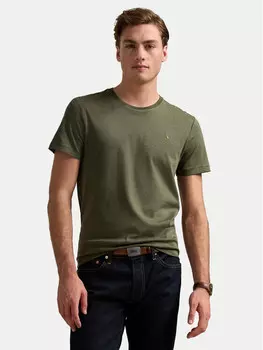 Футболка узкого кроя Polo Ralph Lauren, зеленый