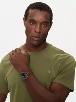 Футболка узкого кроя Polo Ralph Lauren, зеленый
