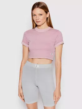 Футболка узкого кроя Reebok, розовый