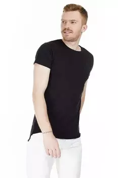 Футболка узкого кроя с круглым вырезом 5412055M Buratti, черный
