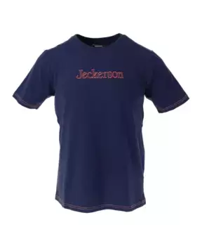 Футболка узкого кроя с принтом Jeckerson, синий