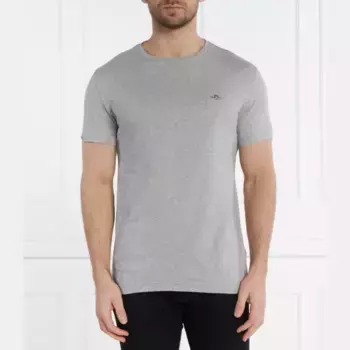 Футболка узкого кроя со щитом Gant, серый