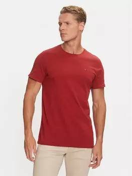 Футболка узкого кроя Tommy Jeans, красный