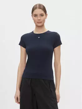 Футболка узкого кроя Tommy Jeans, синий