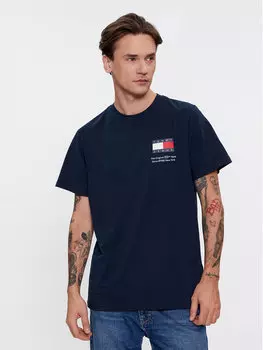 Футболка узкого кроя Tommy Jeans, синий