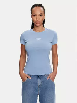 Футболка узкого кроя Tommy Jeans, синий