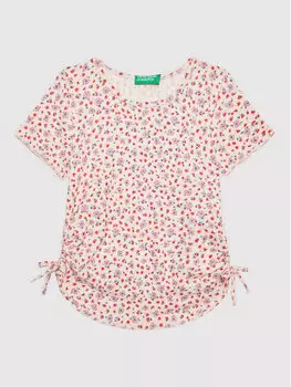 Футболка узкого кроя United Colors Of Benetton, розовый