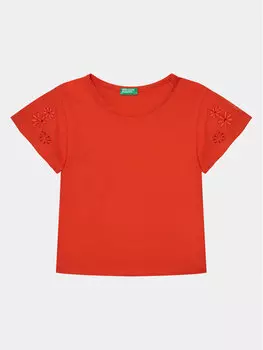 Футболка узкого кроя United Colors Of Benetton, красный