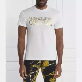 Футболка узкого кроя Versace, белый