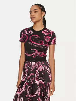 Футболка узкого кроя Versace Jeans Couture, черный