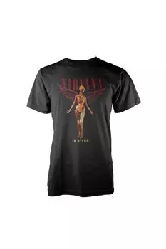 Футболка «В утробе матери» Nirvana, черный