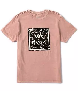 Футболка VA All The Way с короткими рукавами RVCA, розовый