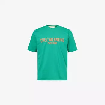 Футболка Valentino Garavani Chez с короткими рукавами, зеленый