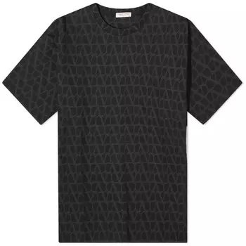 Футболка Valentino Icon Oversized Tee, черный