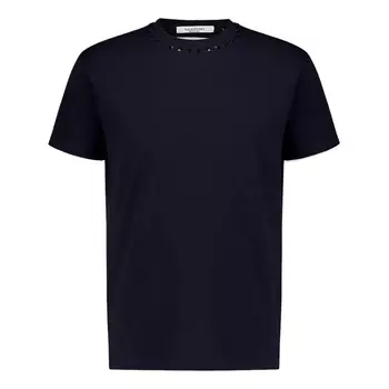 Футболка Valentino Rockstud T-Shirt 'Navy', темно-синий