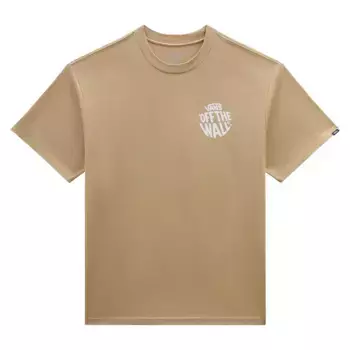 Футболка Vans Circle Loose Fit S, бежевый