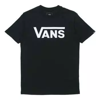 Футболка Vans Classical Logo Short Sleeve TEE Black VN0A4MM6BLK, черный