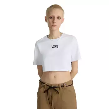 Футболка Vans Flying V Crop II, белый