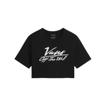 Футболка Vans Off The Wall Crop II, черный