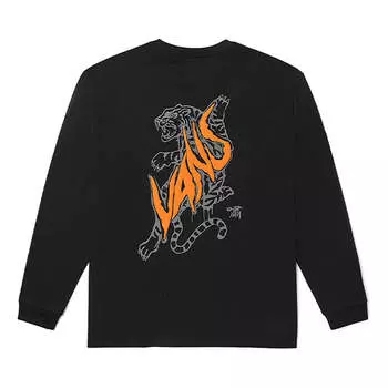 Футболка Vans Unisex Embroidery Logo Round-neck Sweateshirt Black, черный
