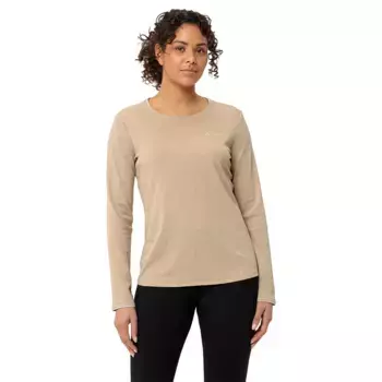 Футболка VAUDE Essential long sleeve, бежевый