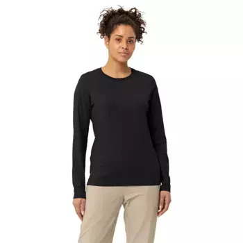 Футболка VAUDE Logo long sleeve, черный