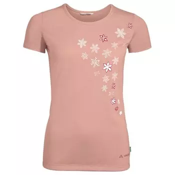 Футболка VAUDE Skomer Print, розовый