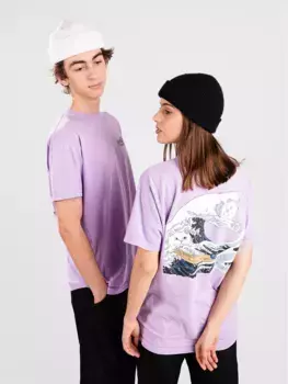 Футболка «Великая волна» Ripndip, лавандовый