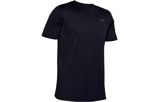 Футболка Velocity мужская черная Under Armour, черный