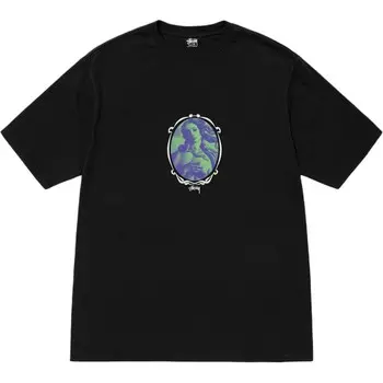 Футболка Venus Oval Pigment Dyed Stussy, коричневый