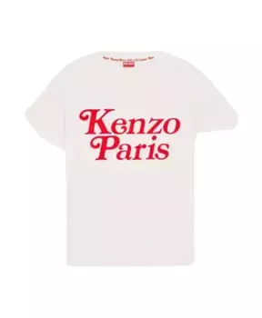 Футболка Verdy с красным логотипом Kenzo, белый