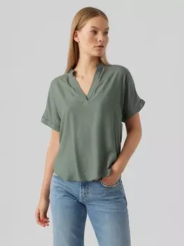 Футболка Vero Moda Beauty, темно-зеленый