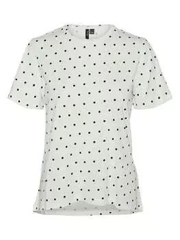 Футболка Vero Moda, белый/черный